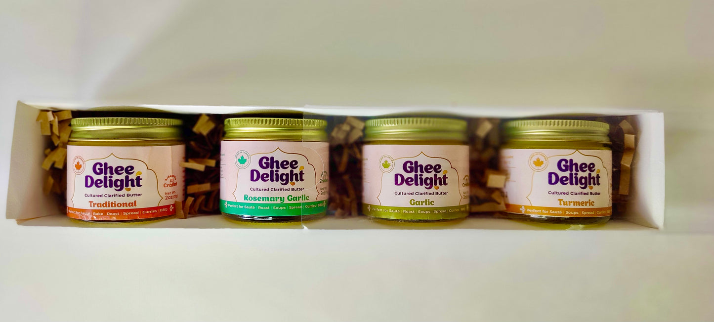 Ghee Gift Set - Infused Ghee Blends Sampler pack